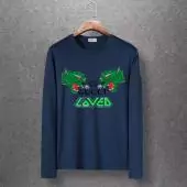 tee shirt gucci homemche longue homme pas cher gt5705 replica panther blue